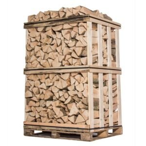 Lenha de aquecimento – Troncos de 25 cm, 1 palete = 3 estéreos