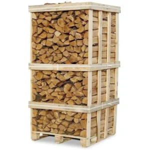 Lenha de aquecimento – Troncos de carvalho de 30 cm, 1 palete = 3 estéreos
